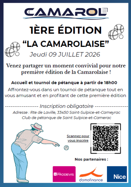 image décrivant le tournoi de pétanque