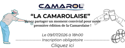 La Camarolaise : Camarol lance sa première édition du tournoi de pétanque des artisans 3 inscription obligatoire cliquez ici2